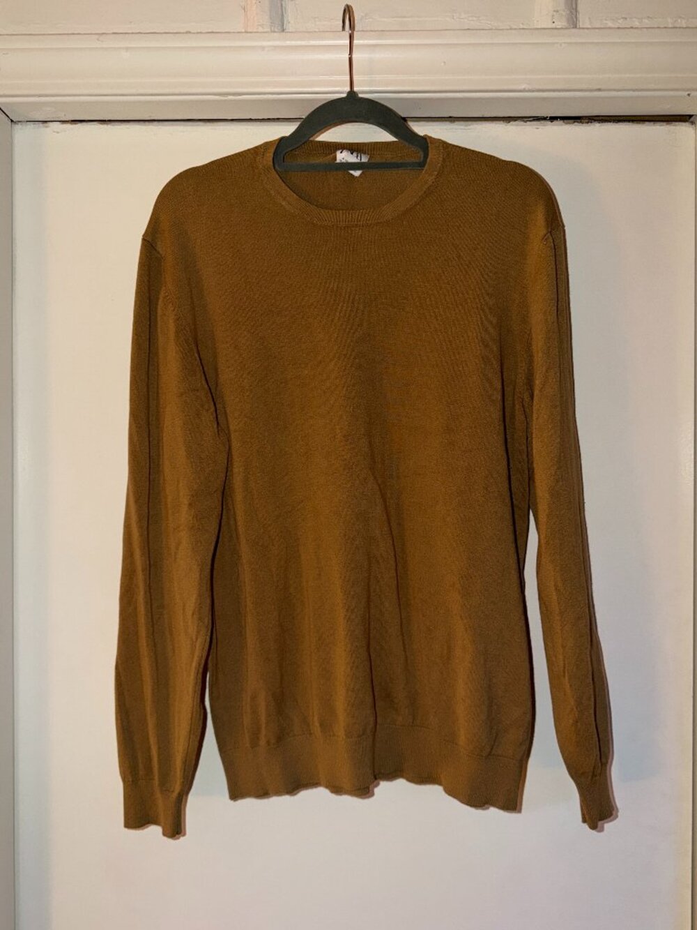 Zara Tan Cotton Blend Sweater